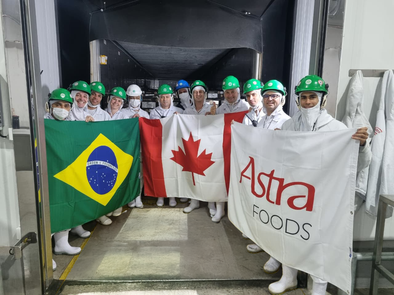 Astra Foods conquista novo mercado e realiza o primeiro embarque para o Canadá 